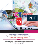 Grade 10 ICT Student Activity Book