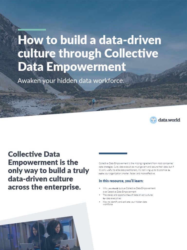 Empowering a Data-Driven Culture | PDF | Empowerment | Analytics