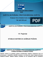 1616 - ZASTITA OD POZARA - III Predavanje April - 2020