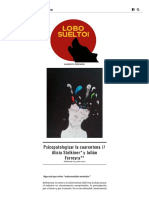 Psicopatologizar La Cuarentena - Alicia Stolkiner - y Julián Ferreyra - Lobo Suelto! PDF