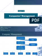 Companies' Management: Chapter # 08