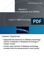 7 DBMS Technology Evolution