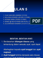 Bentuk Ayat