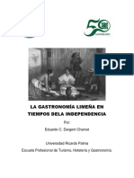 La Gastronomía Limeña en Tiempos de La Independencia - Universidad Ricardo Palma