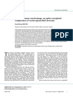 (10920684 - Neurosurgical Focus) Cerebral Venous Overdrainage - An Under-Recognized Complication of Cerebrospinal Fluid Diversion PDF