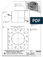 Vacono Aluminium Covers: H (Depending On DOME Geometry and Nozzle Size)