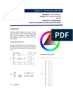 Practica 18  Conversión de  RGB A HSV