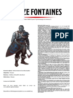 Douze Fontaines: Aventure D&D 5 Pour 4 Personnages de Niveau 3