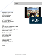 Plavi Orkestar - Sava Tiho Tece PDF