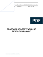 Programa de Riesgo Biomecanico