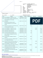 Bank statement summary