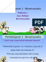 Subtema 3 BERWIRAUSAHA