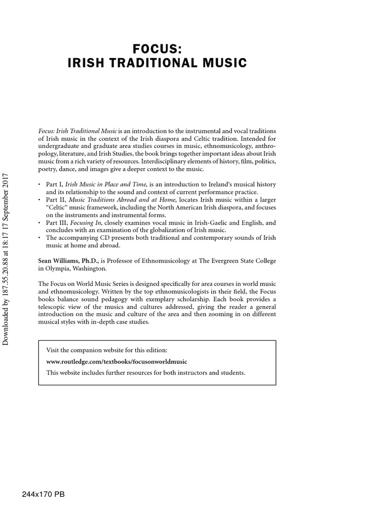 Focus Irish Traditional Music Pdf Pdf Celts Irish Language