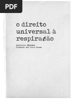 Achille Mbembe - O direito universal a respiração..pdf