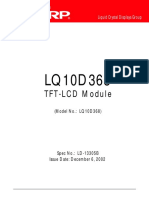 Datasheet Modulo TFT