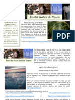 Earth Notes and News 2008 - Gulf Coast Synod