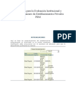 Aplicación para La Evaluación Institucional y Reporte Financiero de Establecimientos Privados PBM