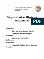 Seguridad e Higiene Industrial Ejercicios