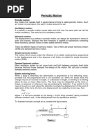 PHY11101 - Periodic Motion