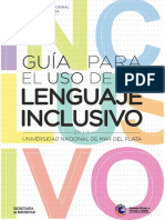 GUIA lenguaje inclusivo en la UNMDP