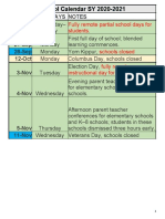 Nyc Doe Calendar Sy 2020 2021