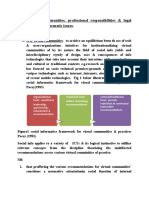 IT & Virtual Communities, Professional Responsibilities & Legal Aspects in Social Informatic Issues