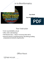 Lec1-Introduction To Bioinformatics