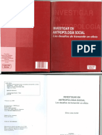 Achilli - Investigar en Antrop Social LIBRO PDF