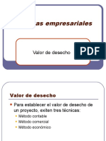 6 Valores de Desecho