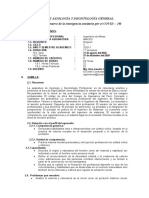 Sumilla de Axiología y Deontología. Ingeniería de Minas.