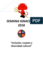 2018 - Semana Ignaciana
