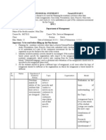 Lovely Professional University Form/Lpuo/Ap-3 (The Format To Be Used For Planning The Academic Activities Other Than
