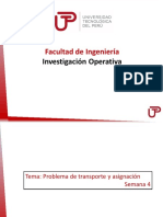 Problema de transporte y asignación: Modelos matemáticos y ejemplos