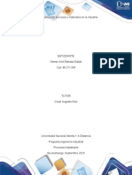 TAREA 1 Aplicación Procesos Materiales en Al Industria