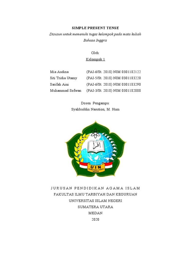 Aturan Simple Present Tense | PDF | Seni & Disiplin Bahasa