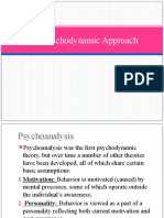 The Psychodynamic Approach - Psychoanalysis