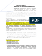 Evaluaciòn Mòdulo 4. Estrategis de Enseñanza Enfoque Constructivista