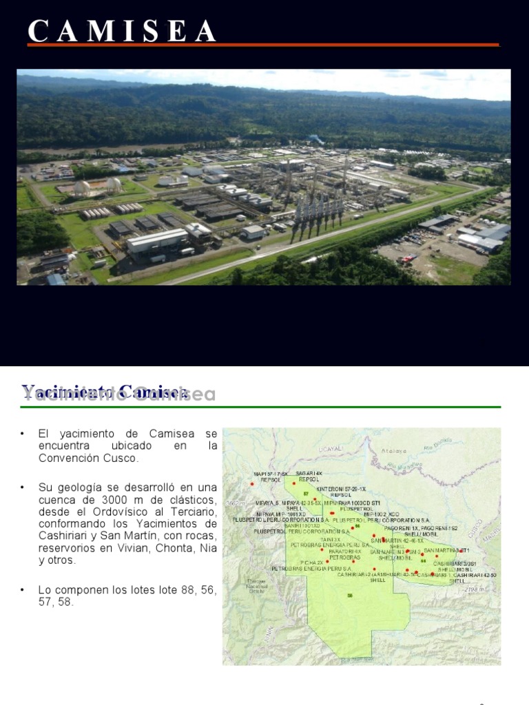 Yacimiento de Gas Camisea en Perú | PDF | Gas natural licuado | Petróleo