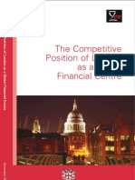 The Competitive Position of London As A Global Financial Centre