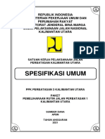 Spesifikasi Umum