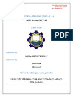 Biomedical Imaging (Bmt-411L) : University of Engineering and Technology Lahore, KSK, Campus