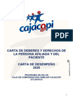 Carta de Derechos y Deberes Del Afiliado PDF