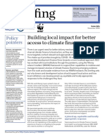 Impact of Climate Finance