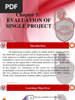 Module 5 - EVALUATION OF SINGLE PROJECT