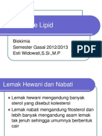 Anabolisme Lipid. Biokimia Semester Gasal 2012 - 2013 Esti Widowati, S.Si.,M.P