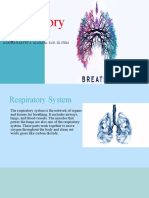 Respiratory System: Agatha Babyet A. Alabata, Bsn-Iii Stem