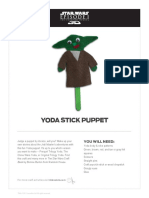 Yoda Stick Puppet: You Will Need
