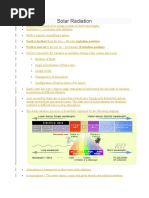 Solar Radiation