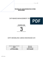 Week 7 - Data Modeling Using Enhanced E R Model