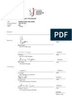 Upf Project Procedure Barricades and Signs UPF-CP-214 005: Title: Document Number: Revision